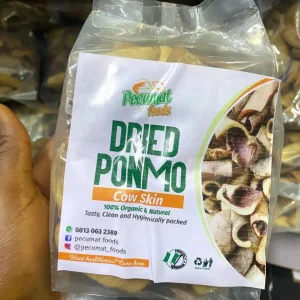 white ponmo