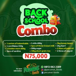 Back to school combos